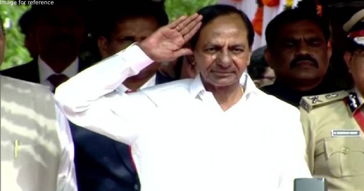 KCR attends Telangana formation day celebrations in Hyderabad